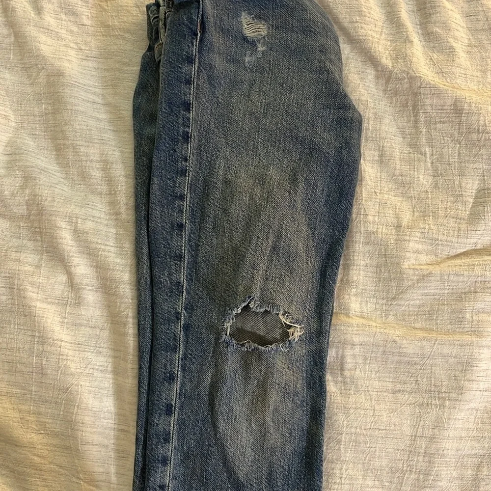 Gap kids distressed full length overalls - sz LG- perfect condition - never worn